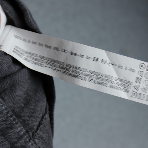 Zara NWT The Helena Linen Top Gray Size XS‎ - Picture 5 of 6